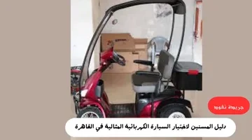 دليل المسنين لاختيار السيارة الكهربائية المثالية في القاهرة